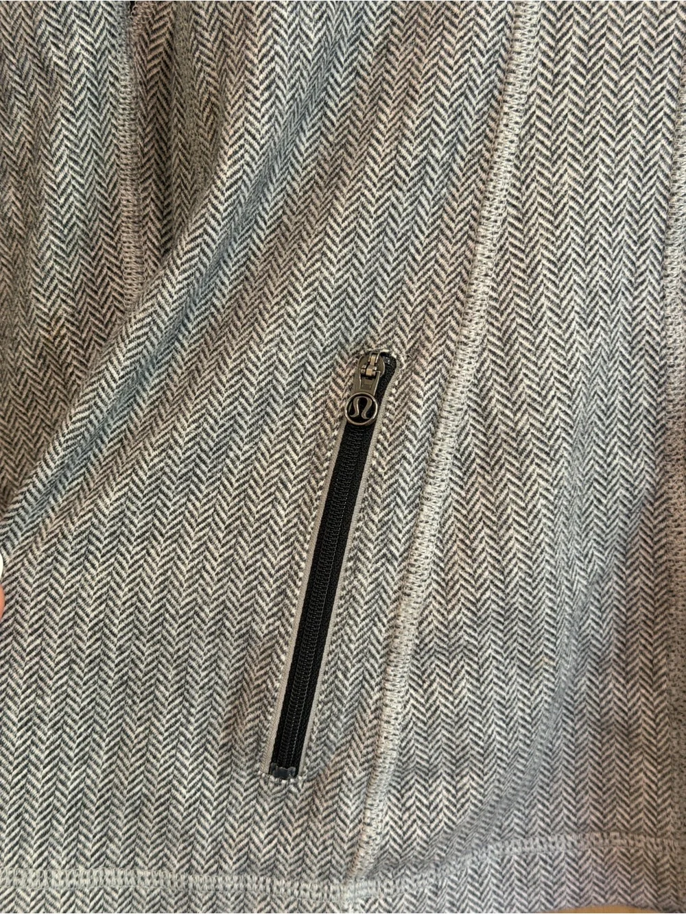 Lululemon Athletica Black & Gray Quarter-Zip Pullover Jacket